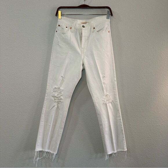 Levi’s Wedgie Straight Distressed 414 - Picture 1 of 4